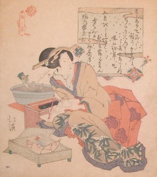 Brotes de bambú 1880 Totoya Hokkei Japonés Pinturas al óleo